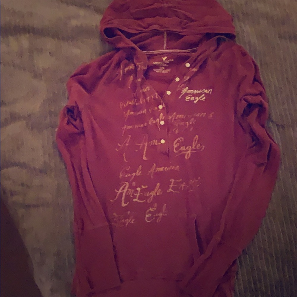 AE Hooded long sleeve shirt